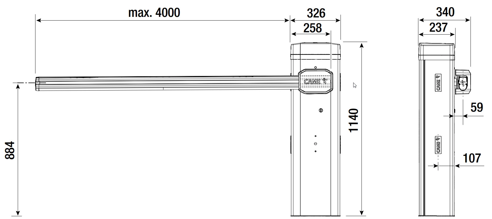 Diagrama Came GT4 Led
