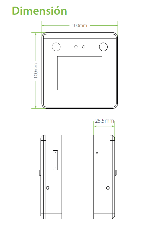 ZKTeco-HorusTL1Pro WiFi Diagrama
